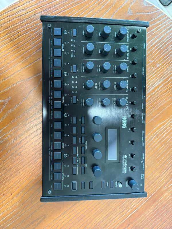 Korg Drumlogue Hybrid Drum Machine 2022 - Present - Black image 1