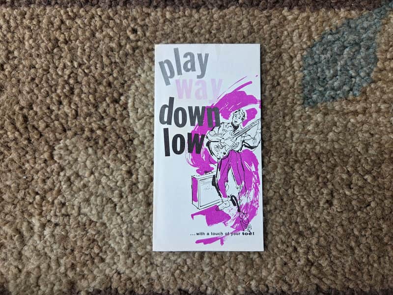 Vintage Circa 1962 Maestro Fuzz Tone Effect Pedal Introduction Booklet! image 1
