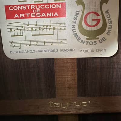 70's Taurus Spanish classical guitar original case image 5