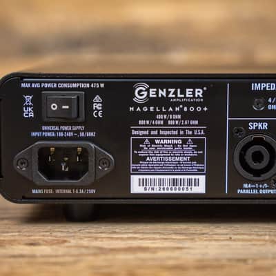Genzler Magellan 800+ Tour Class Bass Amp image 6