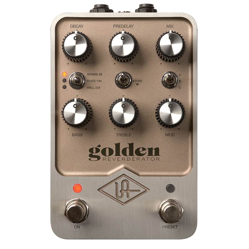 Universal Audio UAFX Golden Reverberator Stereo Effects Pedal