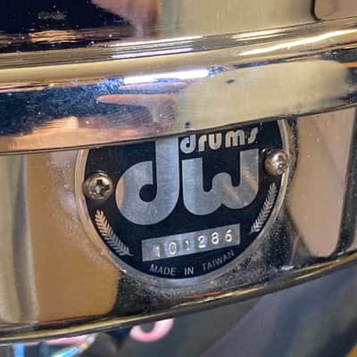 Terry Bozzio's DW - 2.5x12" Piccolo Tom, Autographed "D" 1990s - Chrome image 4