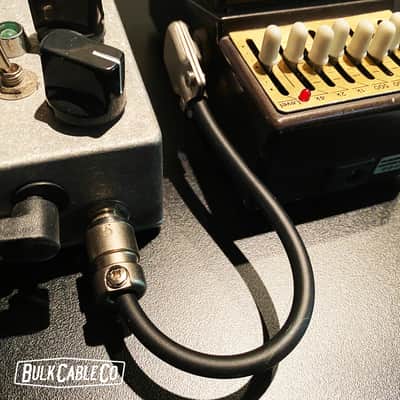 8 Pack - 10" Mogami 2319 Patch Cable - SquarePlug SP500 / SPS5 - Right Angle To Straight Connectors image 10