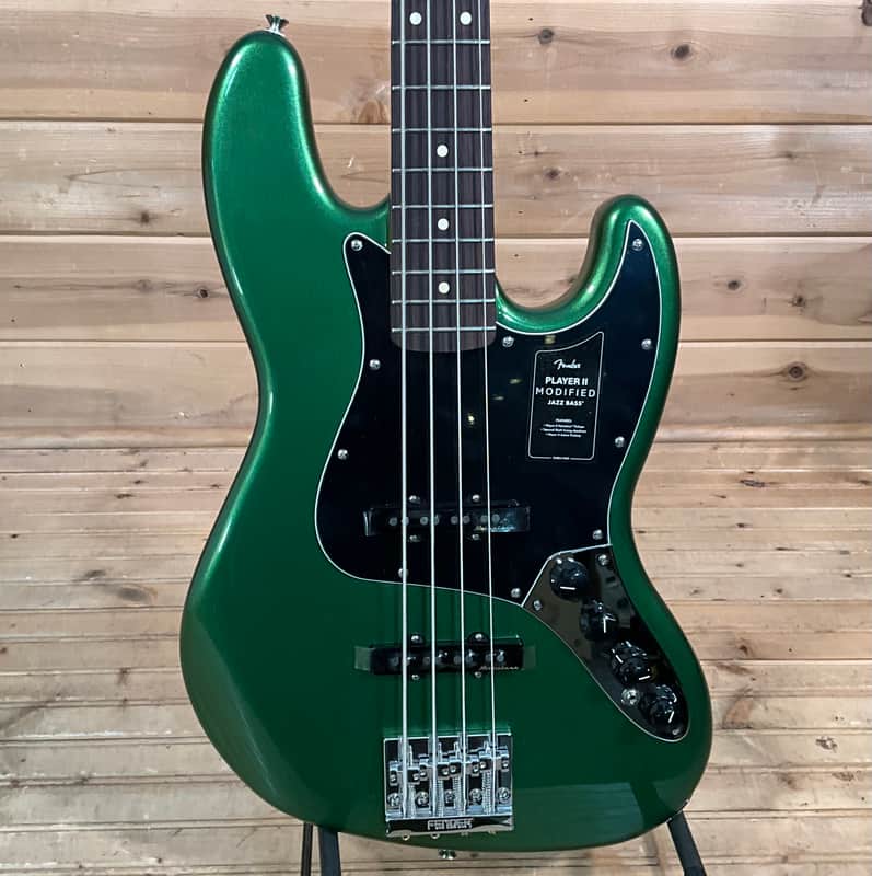 Fender Player II Modified Active Jazz Bass - Harvest Green Metallic image 1