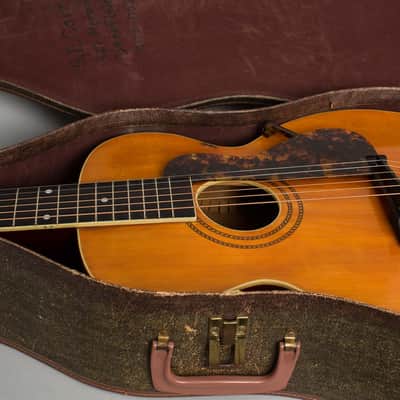 Gibson L-1 Arch Top Acoustic Guitar (1918), ser. #44371, brown chipboard case. image 16