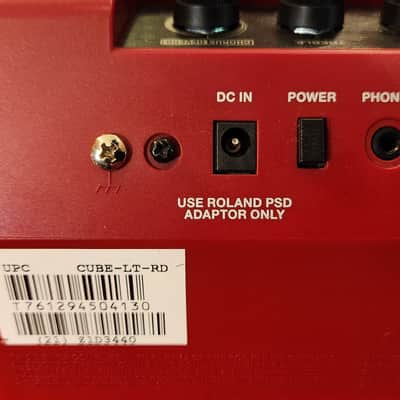 Roland Cube Lite 2-Channel 10-Watt 2x3" Guitar Combo Red w/ Power Supply image 7
