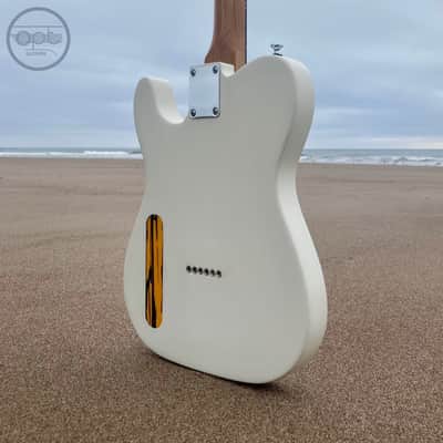OPT Guitars - Cyfres 1 - T Style - Natural White / Orange Tiger CUSTOM ORDER ONLY image 14