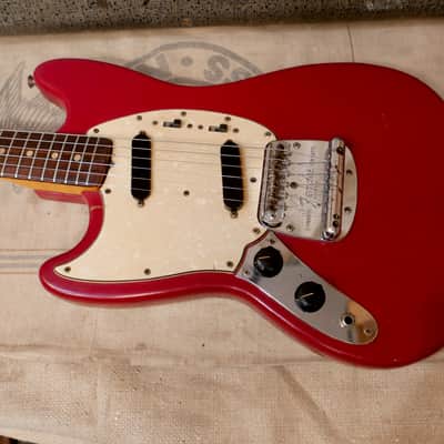 Fender Mustang Lefty 1966 - Red image 19