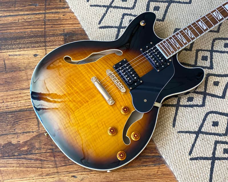 Washburn HB-35 NK セミアコ エレキギター フレイムメープル Washburn HB-35 NK セミアコ エレキギター フレイムメープル - メルカリ