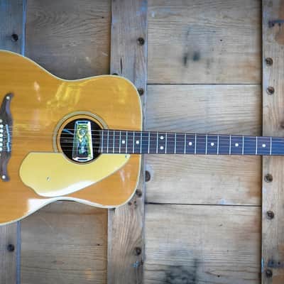 1969/1970 Fender Palomino "Johnny Cash" Broomstick w/ Ultra Rare Factory Soundhole Pickup image 1