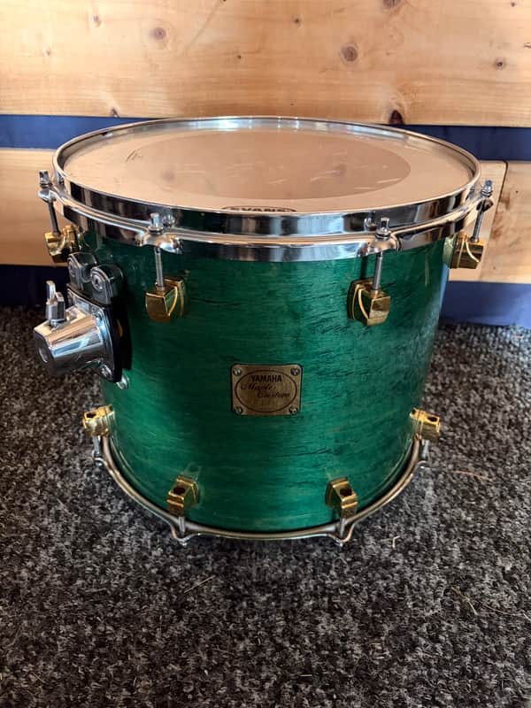 Yamaha Maple Custom 14x12 Emerald Green image 1