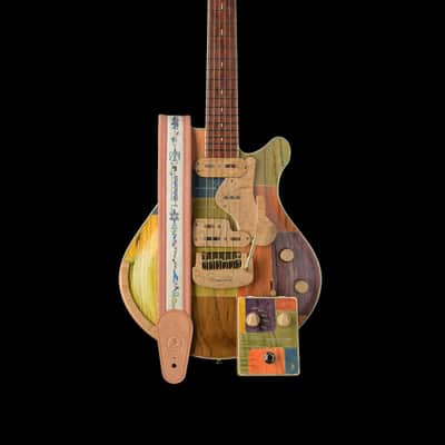 Jersey Girl Homemade Guitars “Coota-Coneysides” 2022 Multi Colored Inlaid Top, NEW (Authorized Deale image 7