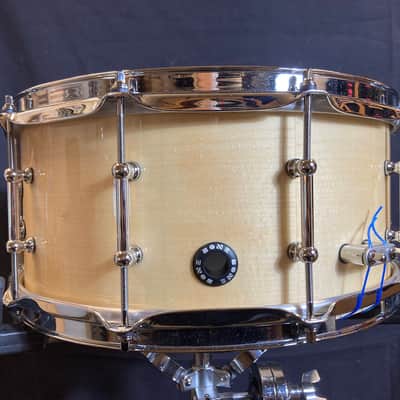 David Frangioni Collection, Bone - 6.5x14" Carbcutter 4-Ply Carbon Fiber and Maple Shell Snare Drum 2020s image 14