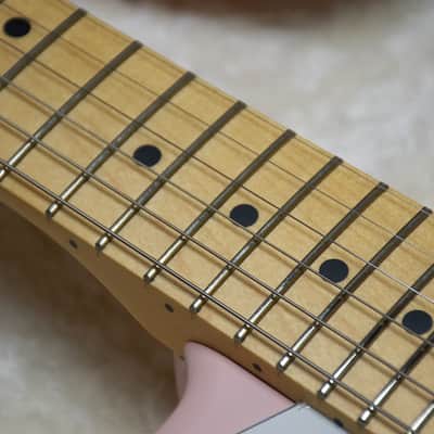 Fender Made in Japan Junior Collection Stratocaster Satin Shell Pink image 6
