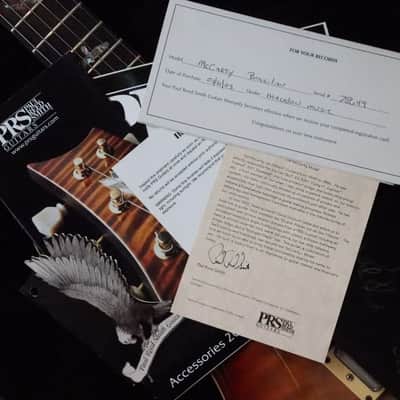 PRS Mccarty 10Top Brazilian 2003 Quilt Sunburst Limited 29/500 image 5