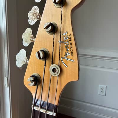 2021 Fender Custom Shop ‘61 Precision Bass Relic - 3 Color Sunburst image 7