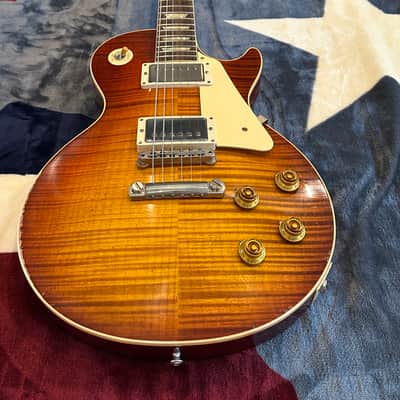 Gibson Gibson Custom Shop 60th Anniversary '59 Les Paul Washed Cherry Tom Murphy Painted and Aged - Washed Cherry Tom Murphy Painted and Aged image 1