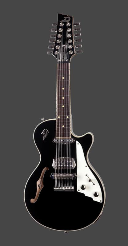 Duesenberg Mando 12-String Electric Mandola (Black) imagen 1