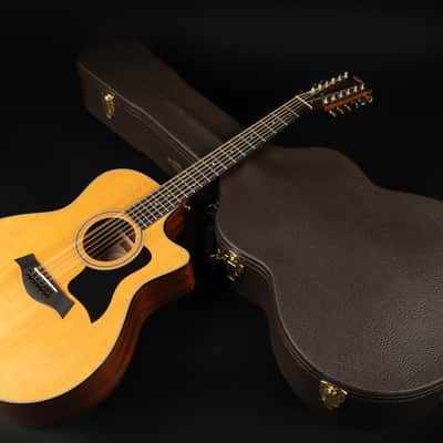2017 Taylor 356ce with ES2 Electronics - Natural | USA All Solid Grand Symphony Acoustic Guitar Cutaway Pickup | OHSC image 25