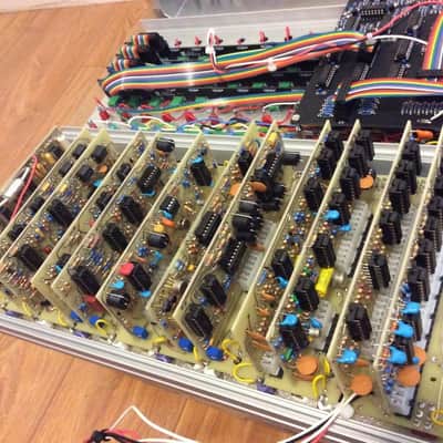 Buchla 208 music easel and Serge TKB modular analog synth and sequencer clones image 3