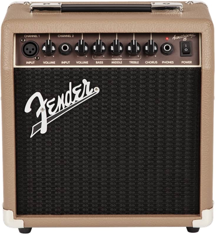 Fender Acoustasonic 15 Acoustic Guitar Amplifier Combo image 1