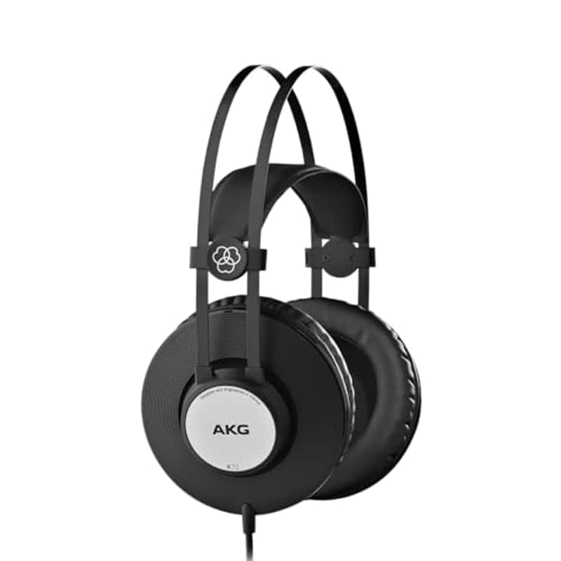 Genuine AKG K72 Over-Ear Closed-Back Monitor Studio Stereo Headphones, Black image 1