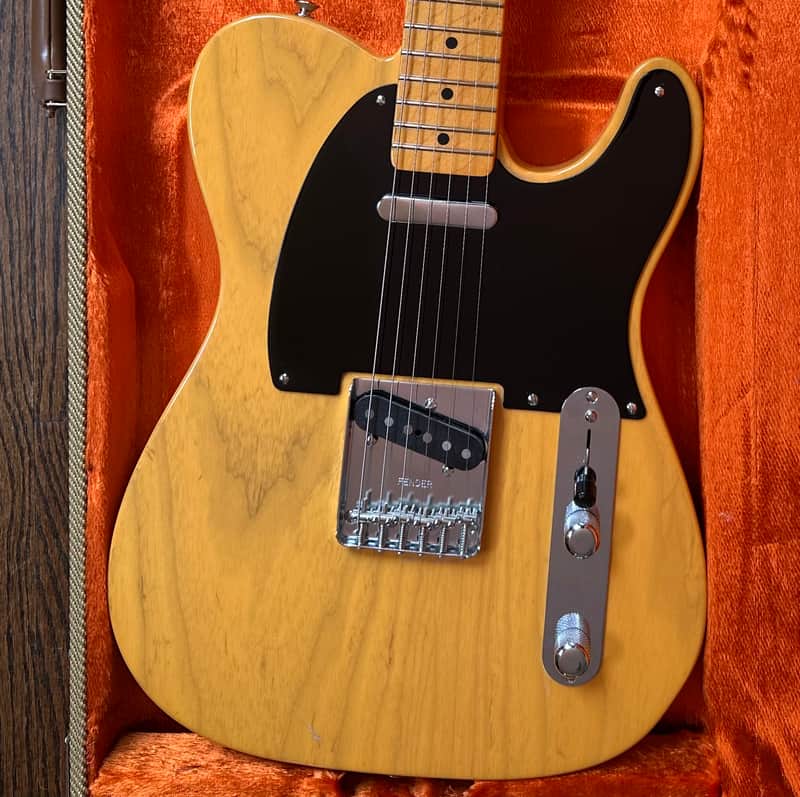 2006 Fender American Vintage ‘52 Telecaster (6.8lbs) - Butterscotch Blonde w/ OHSC image 1