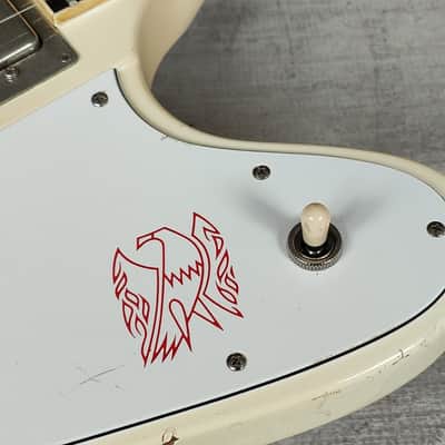 1989 Burny (by Fernandes Japan) RFB-80 Reverse Firebird (Vintage White) image 5