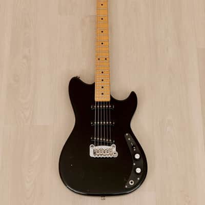 1982 G&L SC-3 First-Year Vintage Slab Body Electric Guitar Black w/ Case image 1