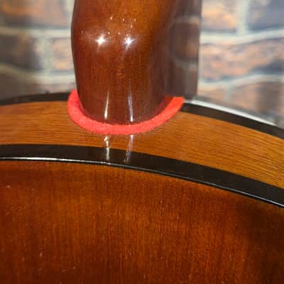 Vintage 1970s Kay KBJ-12 5-String Banjo w/ Chipboard Case image 17