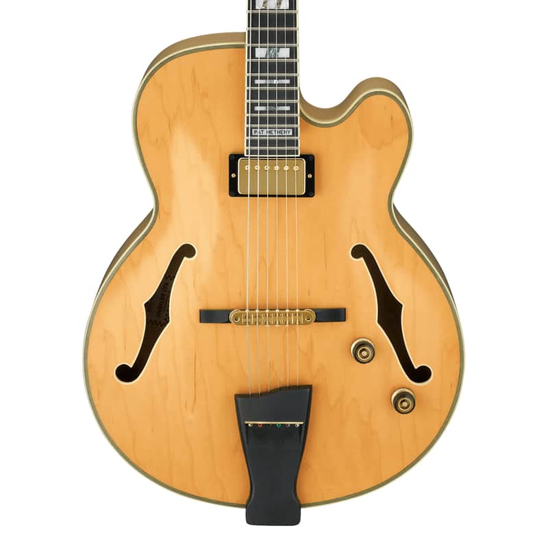 Used Ibanez PM200NT Pat Metheny Signature Guitar w/Case - Natural image 1