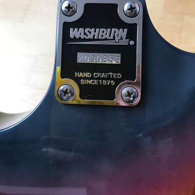 Washburn Mercury MG-104 Prototype 1992 Vintage Sunburst image 11