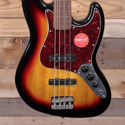 Squier Classic Vibe '60s Jazz Bass Fretless 3-Color  Sunburst image 1