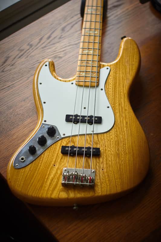Aria Pro II JB-600N Jazz Bass 1977 Aged Natural Gloss image 1