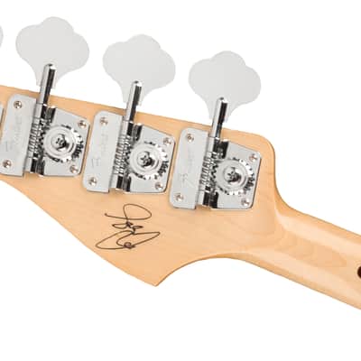 Fender Geddy Lee Jazz Bass Electric Guitar, Maple Fingerboard, Black - MIM image 5