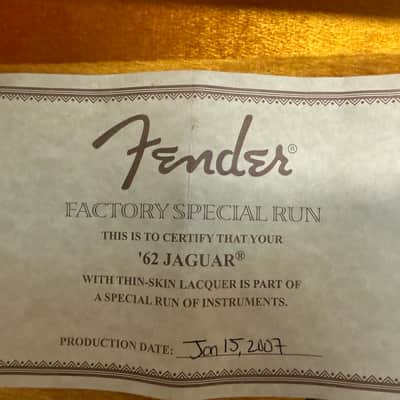 Fender American Vintage ’62 Jaguar Thin Skin image 6