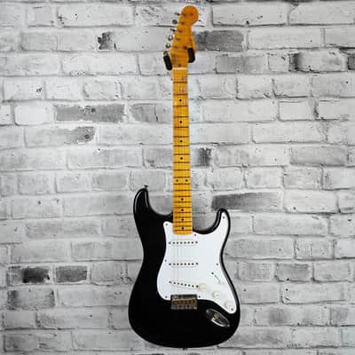 Fender Custom Shop Limited Edition '54 Stratocaster Hard Tail Journeyman, Aged Black image 1