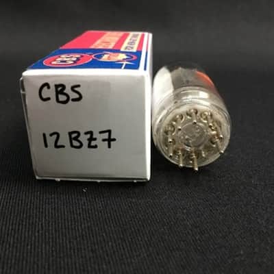 CBS 12BZ7 Dual Triode Black Plates AUDIO AMPLIFIER VACUUM TUBE Tested 4.2096-D image 3
