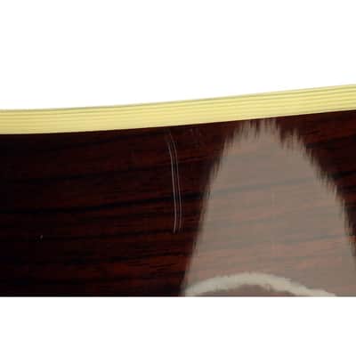 Alvarez MD70E Herringbone Dreadnought Acoustic-Electric Guitar Regular Natural image 5