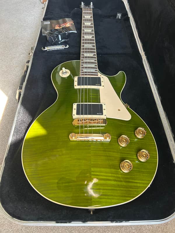 Gibson Les Paul Peace 2014 - Mellow Out Green with OHSC - Image 3