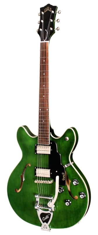 Guild E-Gitarre Starfire I DC Newark Collection Double-Cut Semi-Hollow w/tremolo Emerald Green image 1