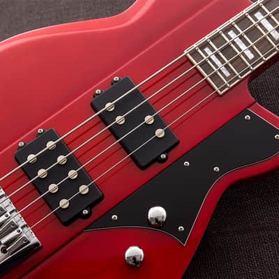 Reverend Thundergun Bass Transparent Cherry image 6