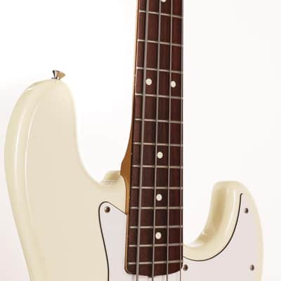 1986 Fender MIJ Jazz Bass Olympic White image 7