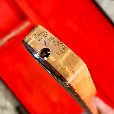 1983 Fender AVRI 62 Fullerton Precision Bass neck Rosewood original vintage USA 1962 reissue image 6