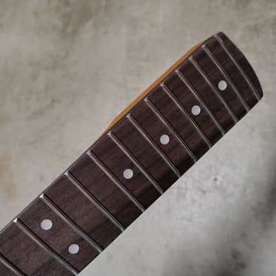 Roasted Maple Strat Neck fits fender Stratocaster body 22 frets image 5