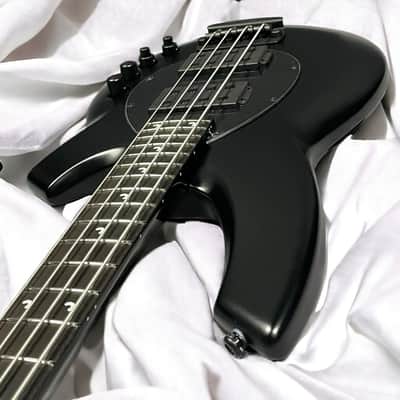 Ernie Ball Music Man Bongo 4 String HH, Stealth / Ebony image 8