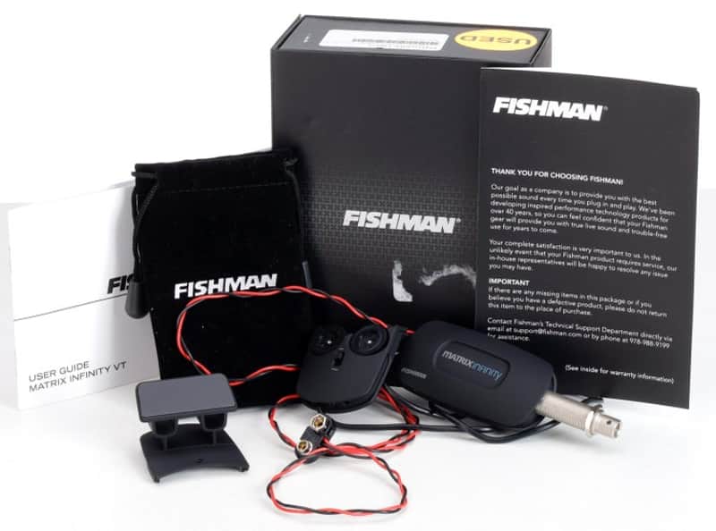 Fishman Matrix Infinity VT Acoustic Undersaddle Pickup - Wide Saddle (MatrixInfVTWU1) image 1