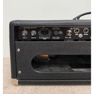 Immagine Fender Super-Sonic 60 Head - Guitar Amplifier - Black - Excellent w/ Hard Case, Power Supply, Cables - 3