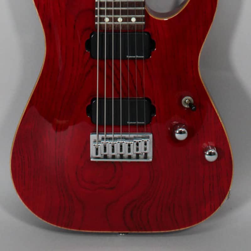 1998 Schecter Sunset 7 Red