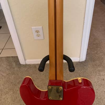 No Brand Name telecaster style semi hollow body 2000 - Red Sunburst image 8